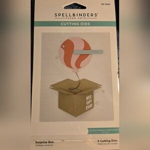 Surprise Box Cutting Dies - Red and Blue